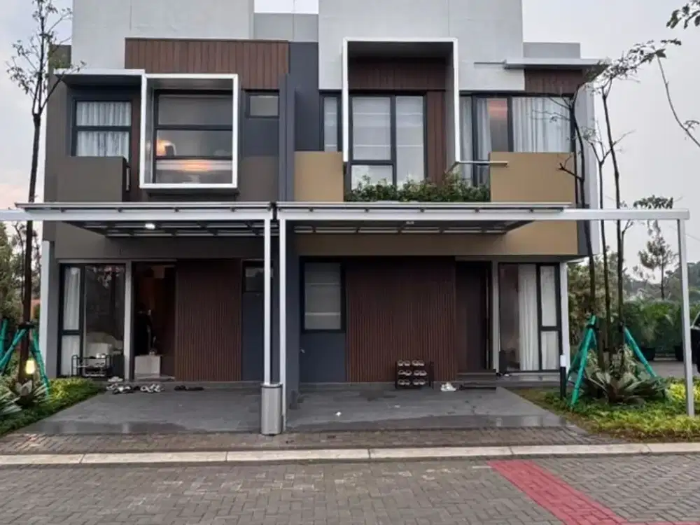 Rumah Brand New 2 Lt Modern Minimalis Cluster Izzi Bsd City. Dekat Mall Eastvara