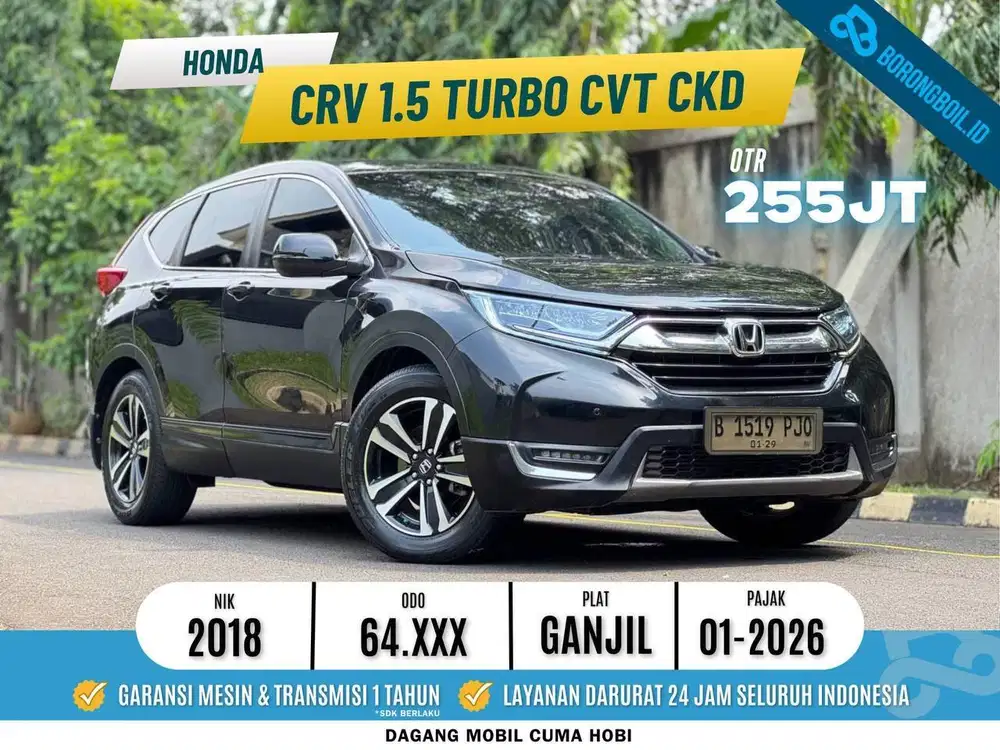 Crv 1.5 prestige Turbo 2018 Hitam