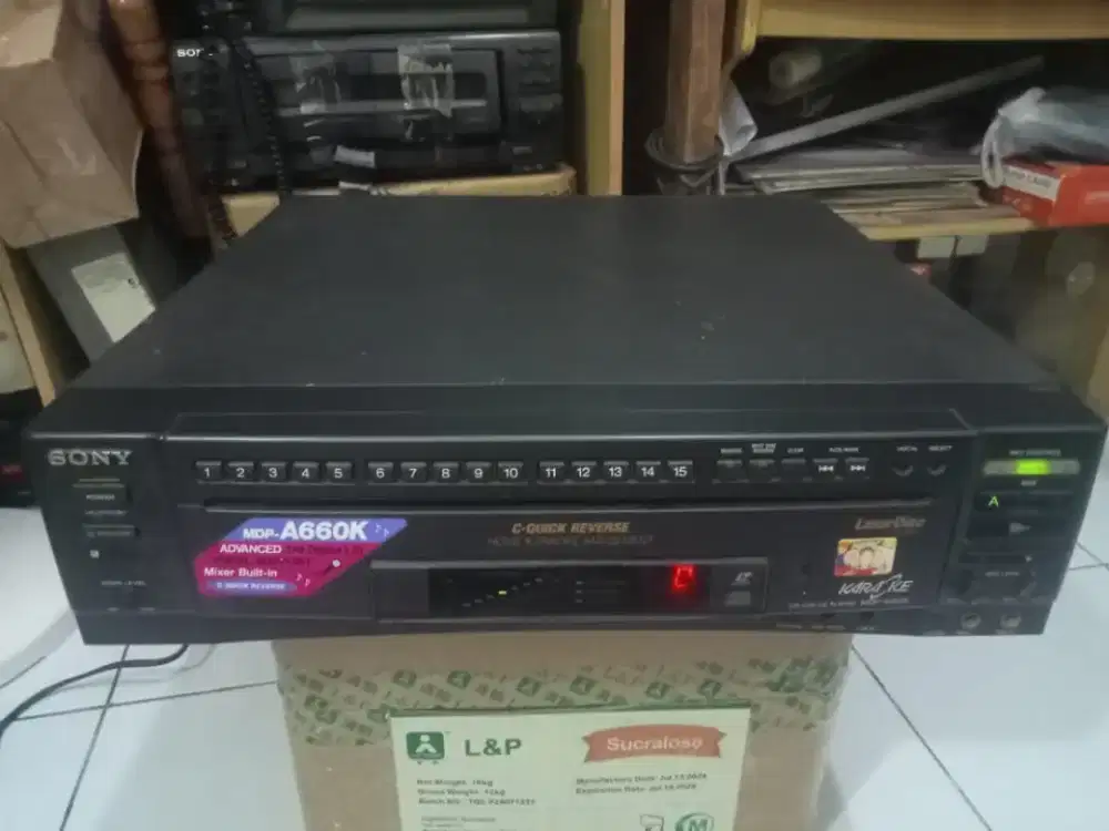 Laser disc player SONY seri MDP-A660K
