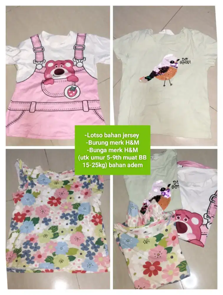 Baju atasan Anak No Minus