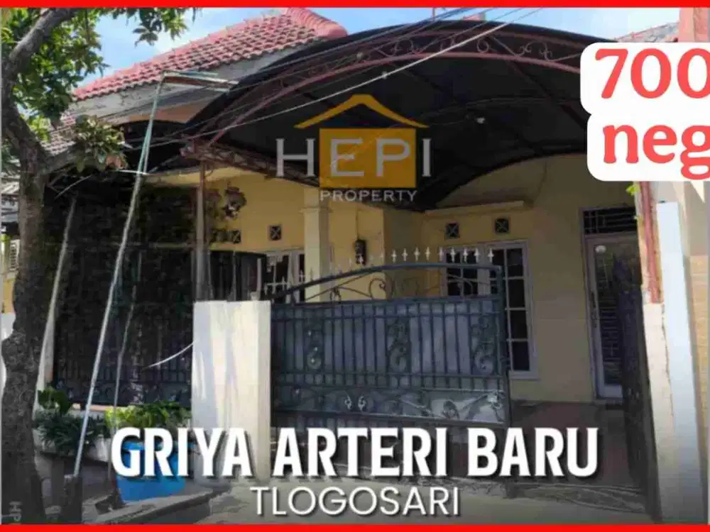 Dijual Rumah Siap Pakai,Dekat kota Di Griya Arteri Baru ,Tlogosari