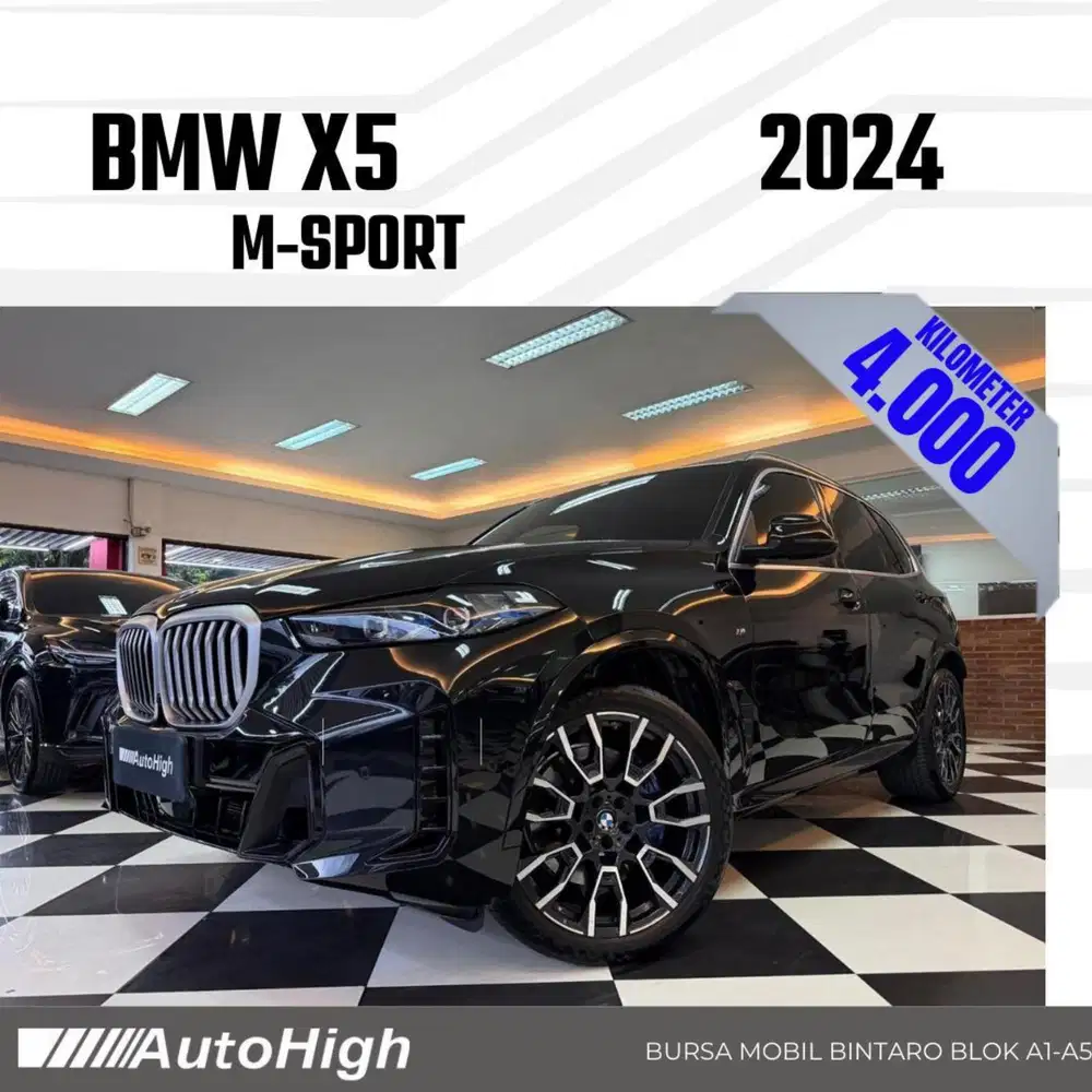 DP10% [Km4.000] X5 M-Sport 2024 Black Reg 2023 #AUTOHIGH