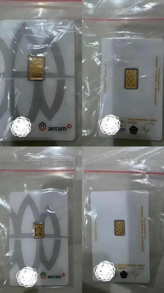 READY Logam Mulia Emas Antam 0,5-1 Gram | Certieye