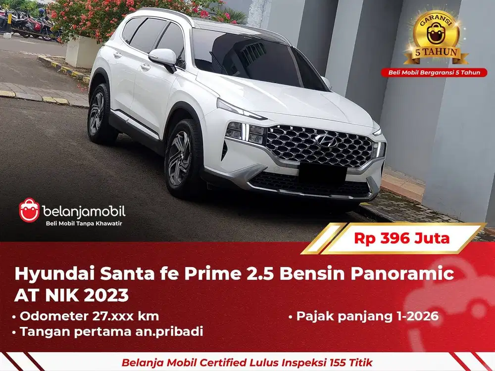 [ GARANSI 5TH ] Hyundai Santafe Santa fe Prime 2.5 Bensin 2023/2024
