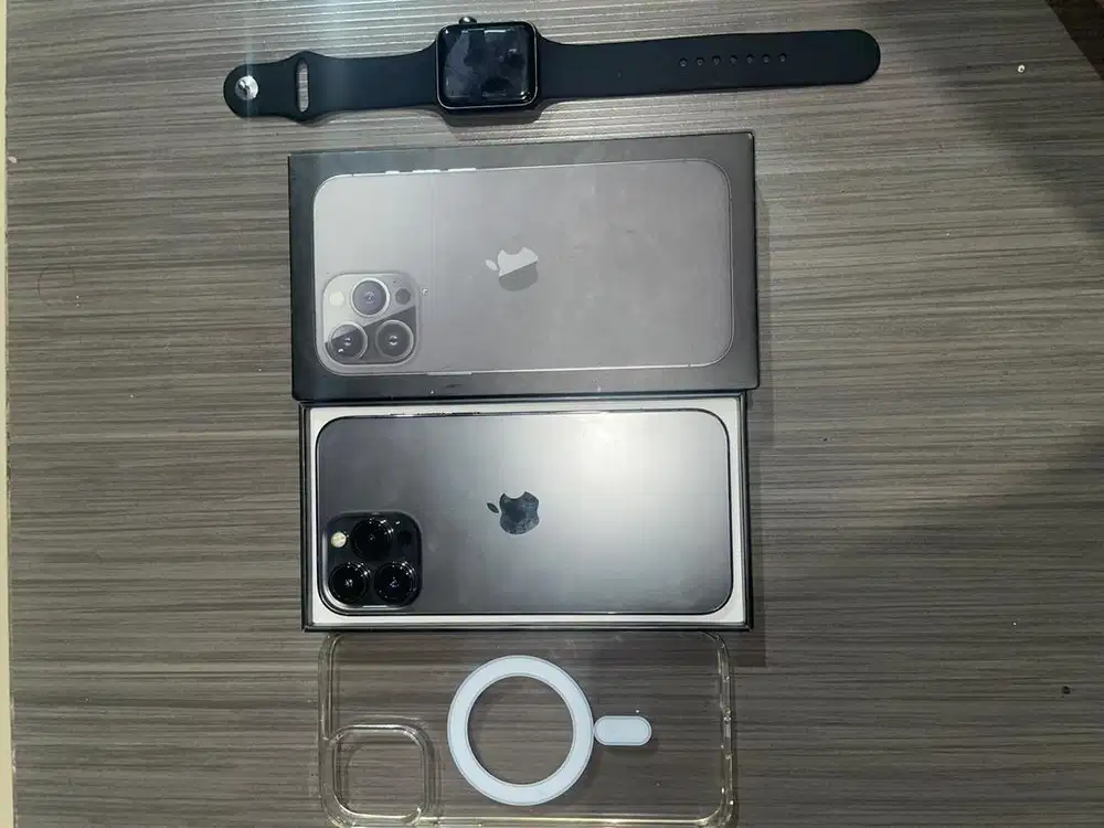 Iphone 13 pro max 256 bea cukai + iwatch series 3