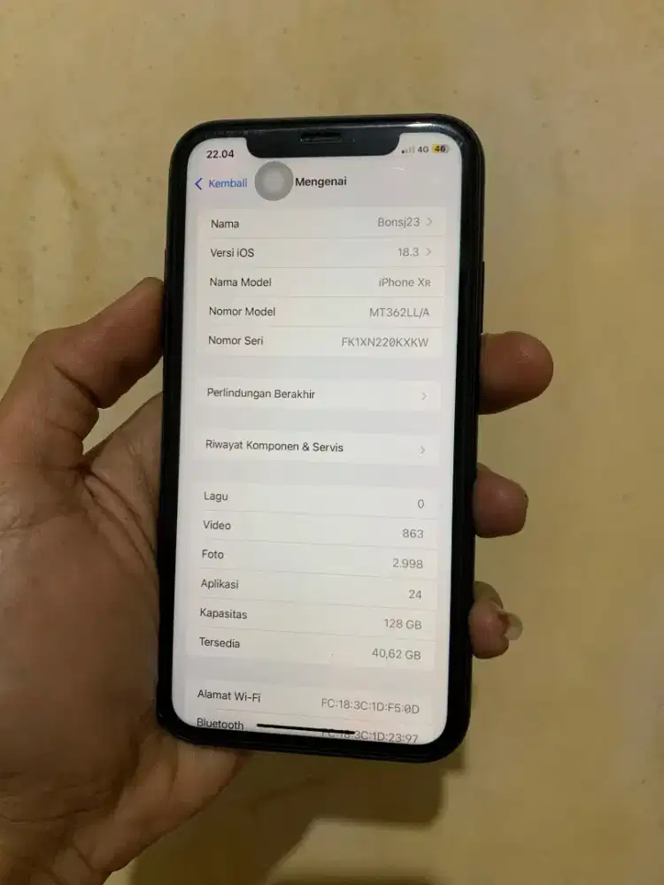 iohone xr 128 gb mulussss