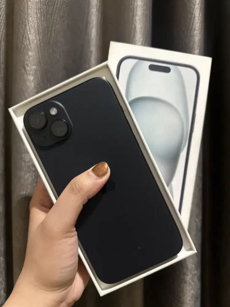 Iphone 15 plus 256gb black digimaps like new