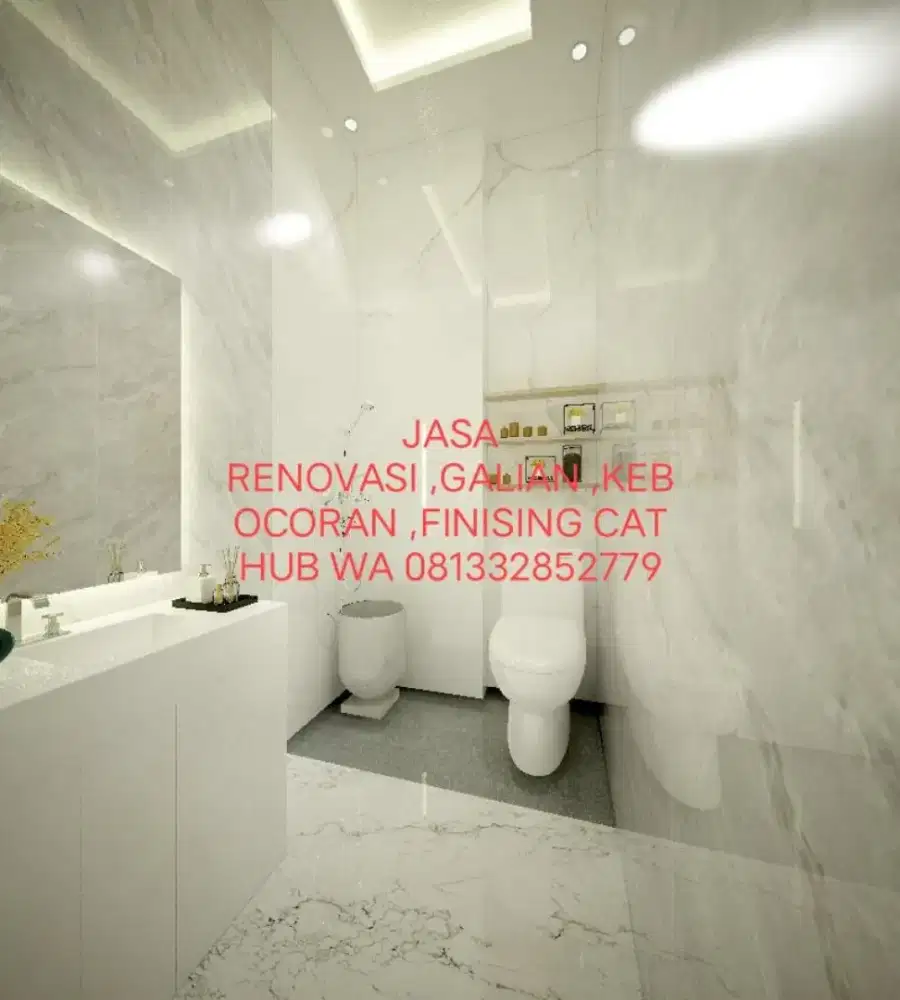 Jasa tukang bangunan,renovasi,kebocoran,listrik,plavon,cat dinding,