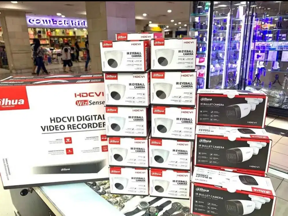 Paket lengkap kamera cctv berikut pasang online via handphone