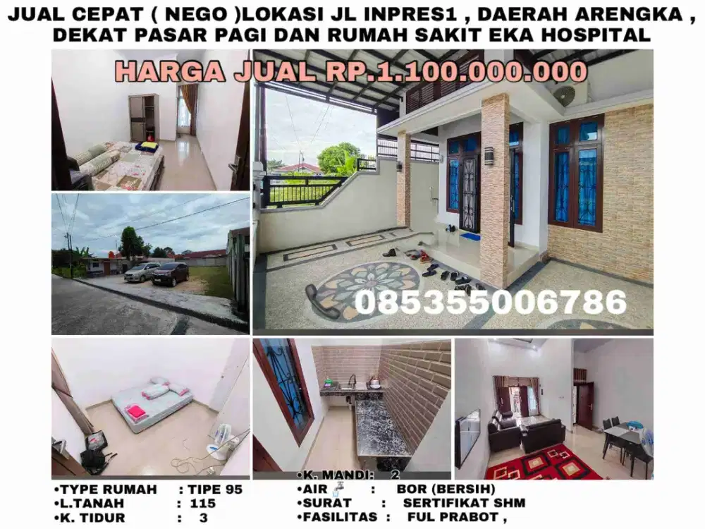 jual cepat (nego)lokasi jl.inpres
