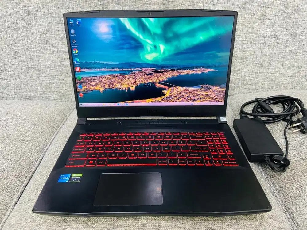 MSi KATANA GF66 CORE i5-11400H RTX 3050 LAYAR 2.5K 240Hz RAM 16-512 GB