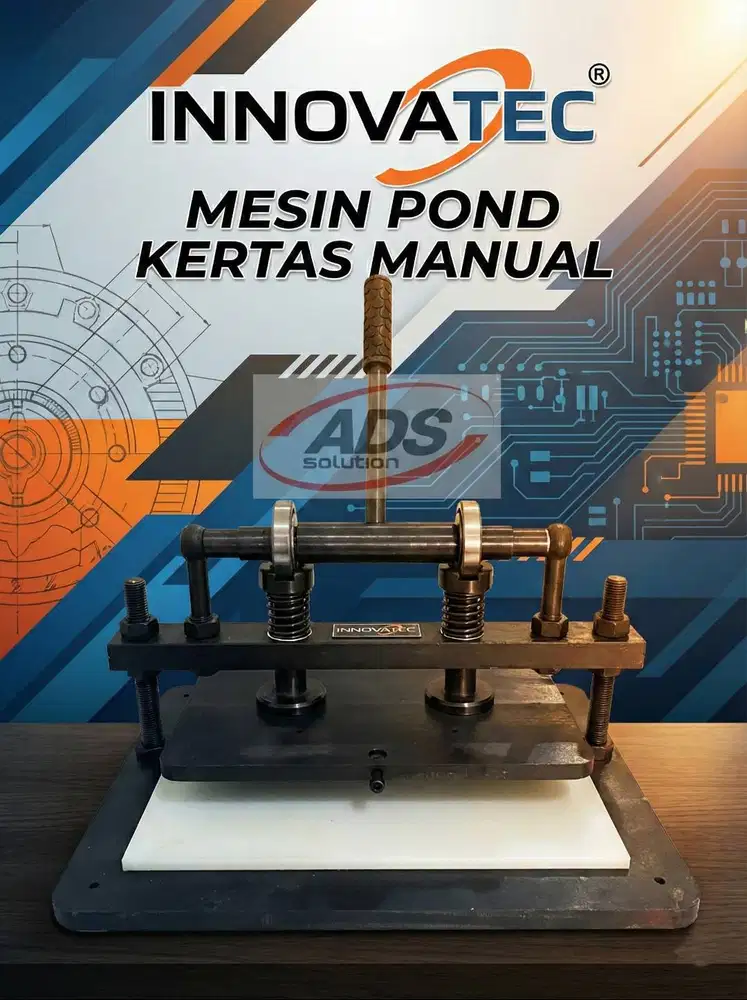 MESIN POND KERTAS MANUAL UKURAN MINI DAN SISTEM ROTARY