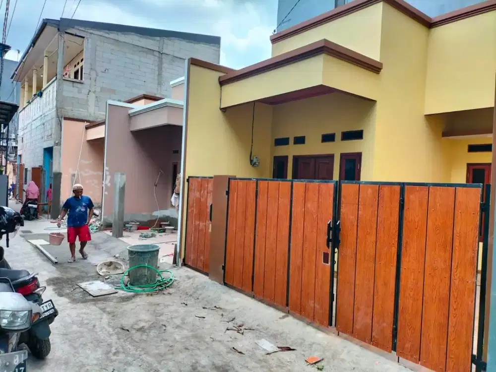 Dijual rumah baru indent 3 bulan akses jalan 1 mobil diBintara 1 dkt pondok kopi