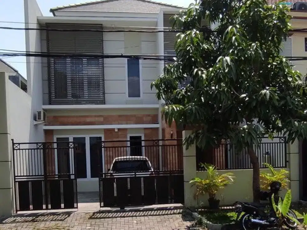 Rumah di Jual di Gayungsari Barat 2 Lantai Minimalis Murah Butuh Cepat Laku