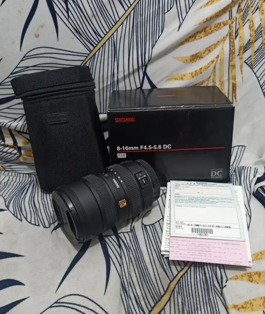 Lensa sigma 8-16mm for Canon