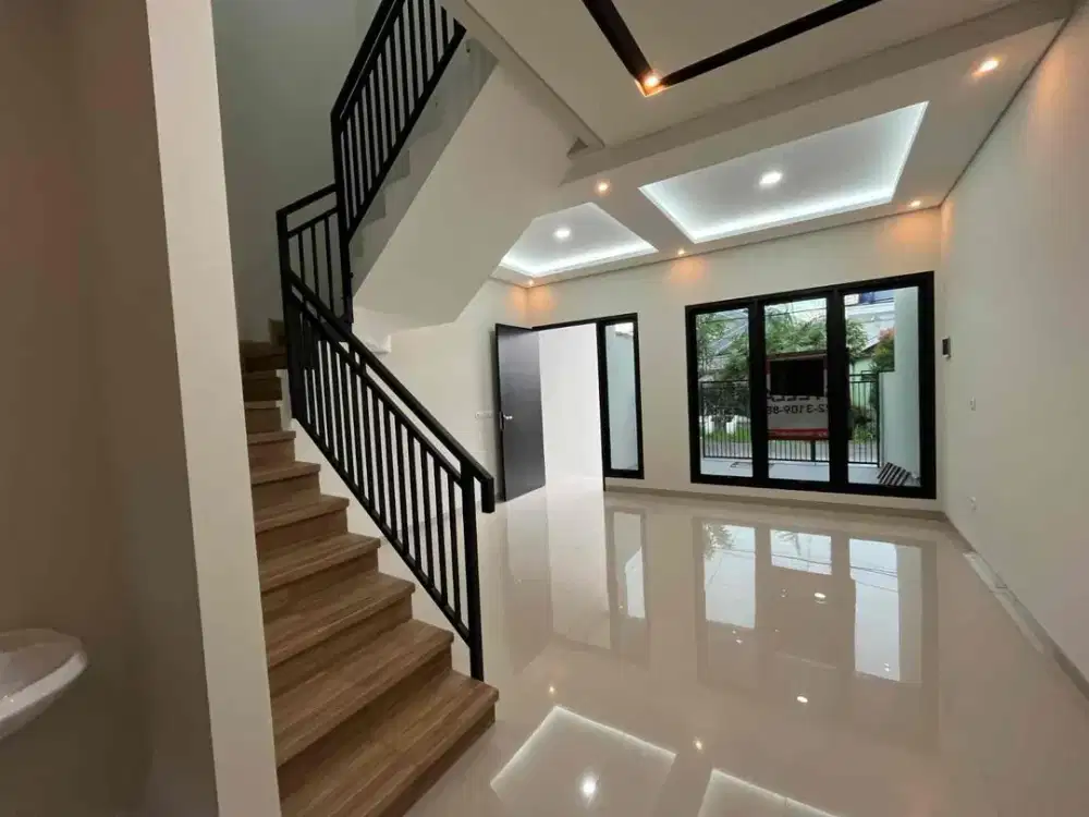 Rumah Siap Huni Sutorejo Baru Gres Minimalis 2 Lantai Dkt Mulyosari,Wisma Permai