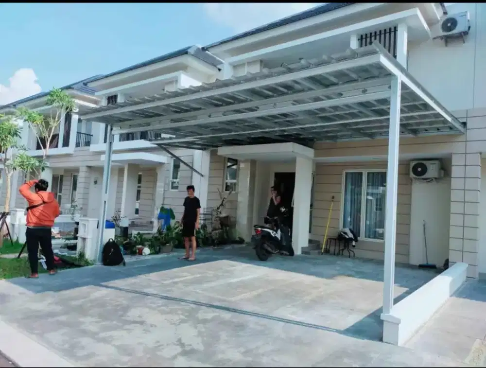 Kanopi teras bahan galvalum