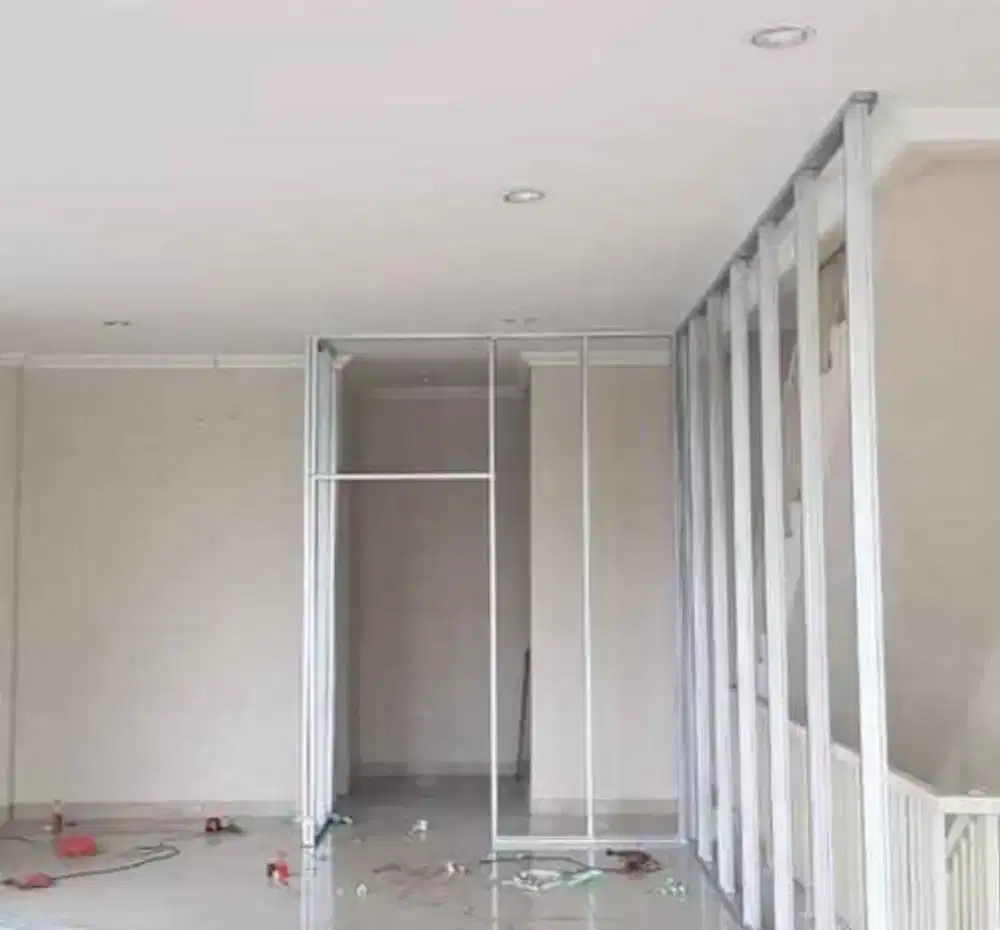 Dinding partisi gypsum 2 sisi
