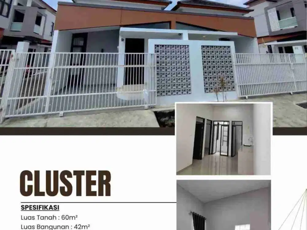 Rumah Baru Siap Huni Di Cisaranten Arcamanik Kota Bandung, Cluster dekat Antapani