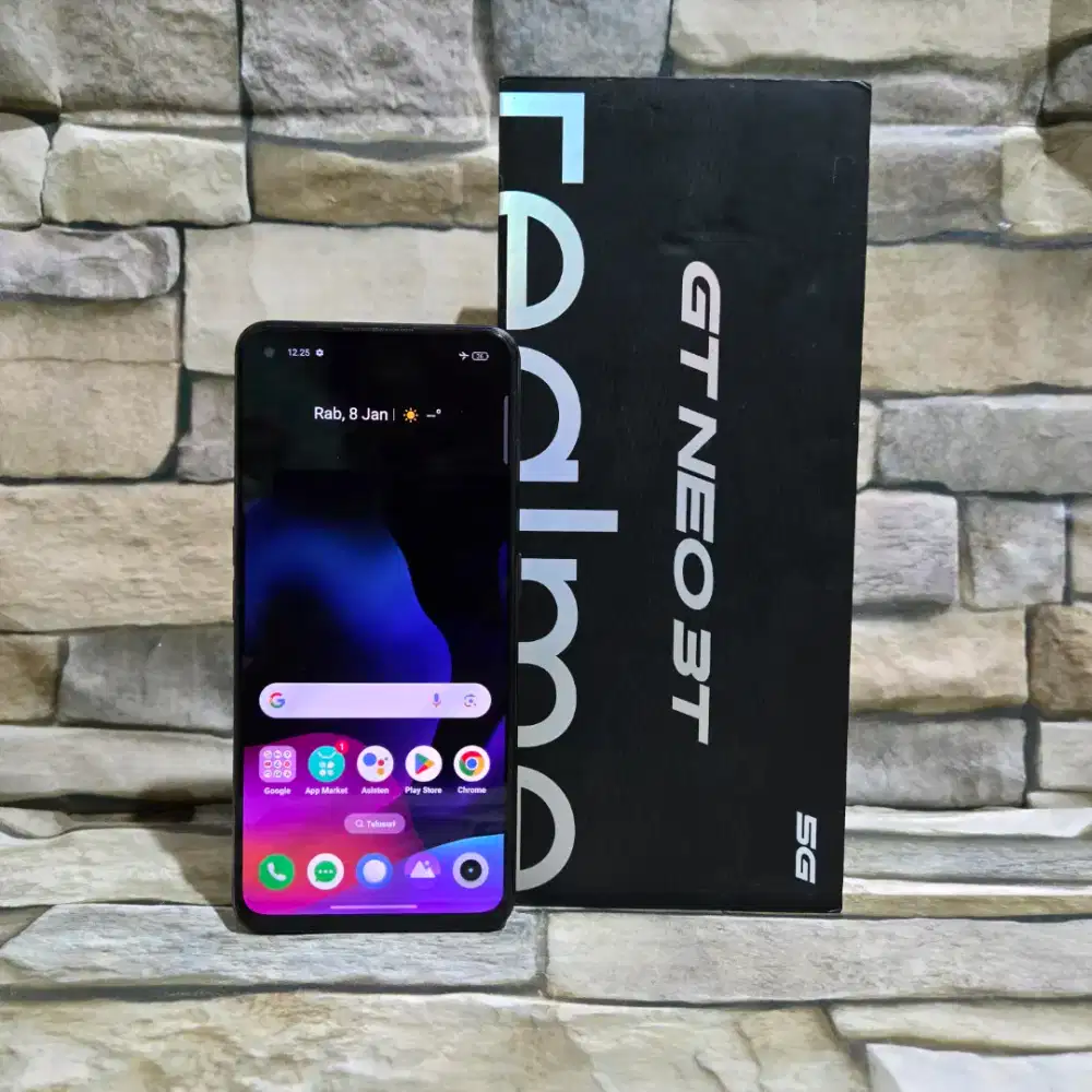 Realme GT Neo 3T 5G 8/128 Fulset segel mulus 95%
