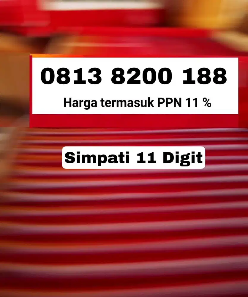 Simpati 11 digit nomor cantik kartu perdana telkomsel 5g hoki