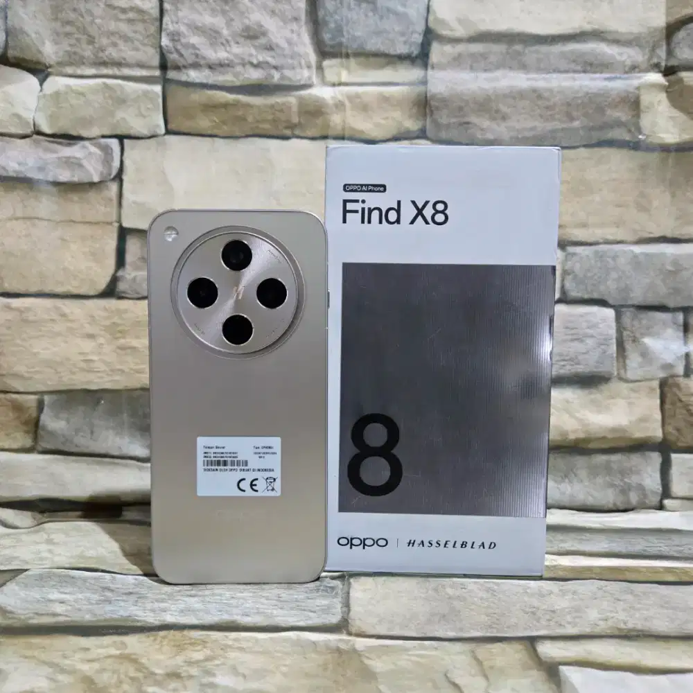 Oppo Find X8 5G 16/512 Grey Fulset segel mulus 98% Garansi