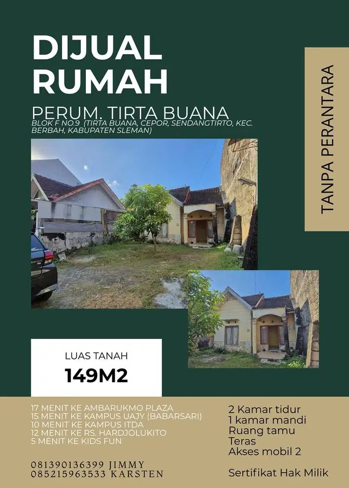 Rumah di Perumahan Tirta Buana