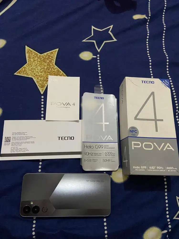 Tecno pova 4 8+5/128 fullset mulus