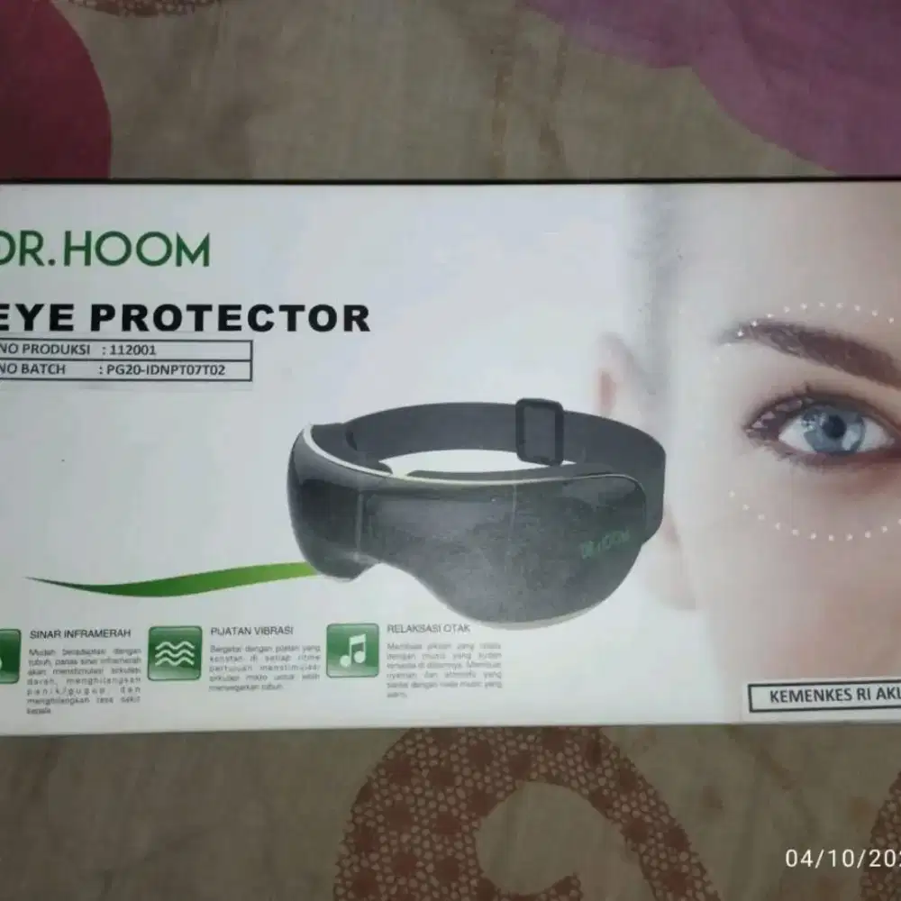 terapi mata DR.Hoom eye protector relaksasi pemijatan dll
