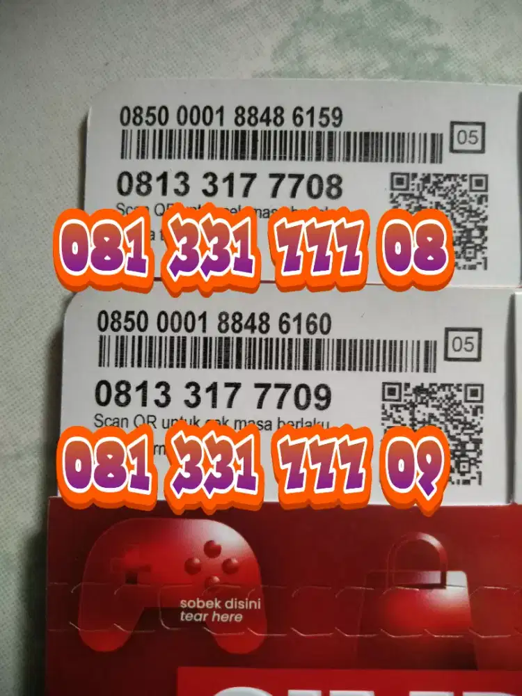 Kartu perdana Telkomsel 11 digit cantik kuota 3gb
