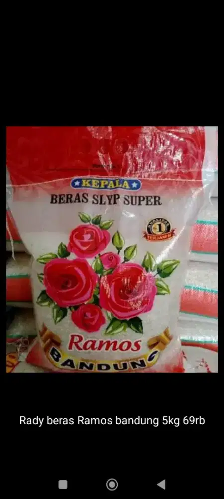 Dijual beras ramos bandung uk karung 5kg