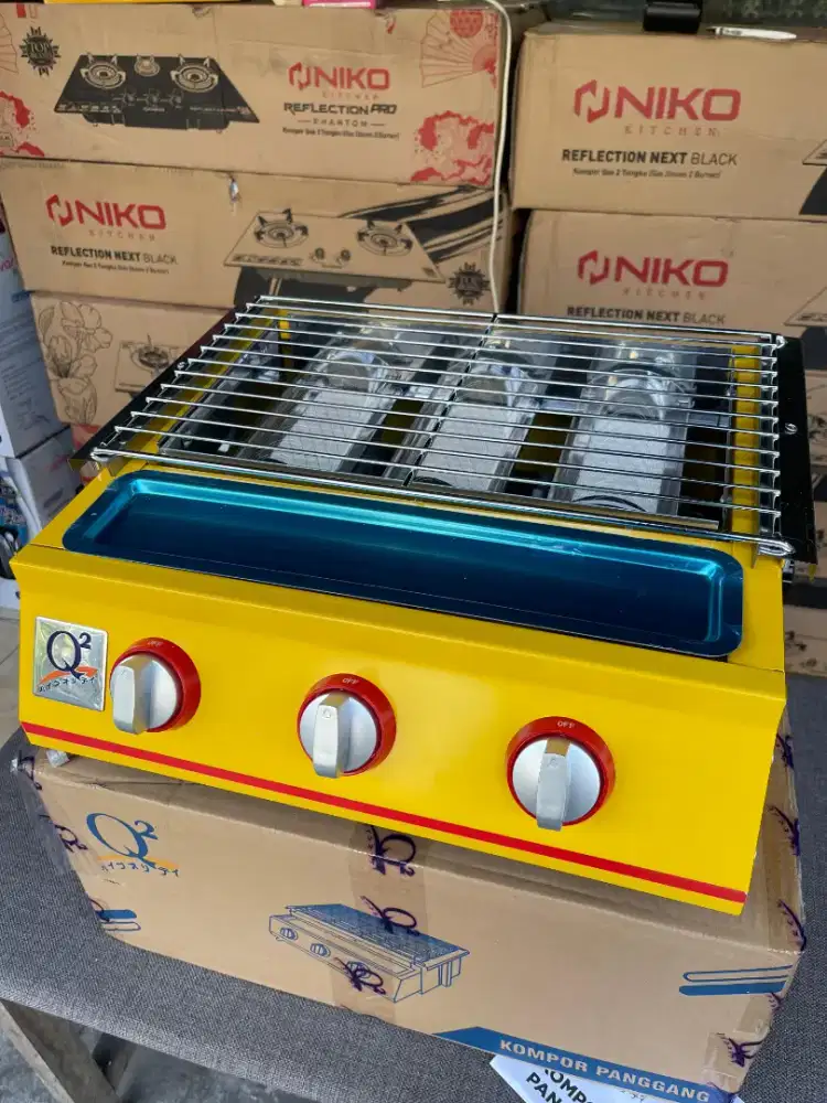 BARU MERK Q2 ROASTER PANGGANGAN SOSIS 3 TUNGGKU