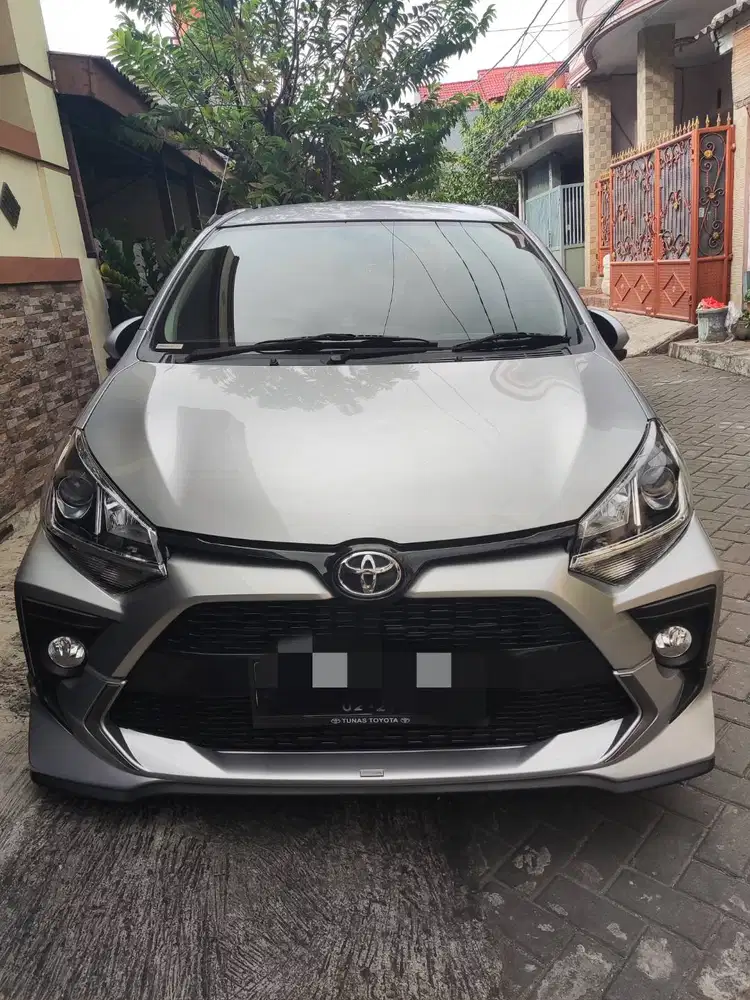 Agya 1.2 AT GR Sport Silver Low KM Plat B Jakarta