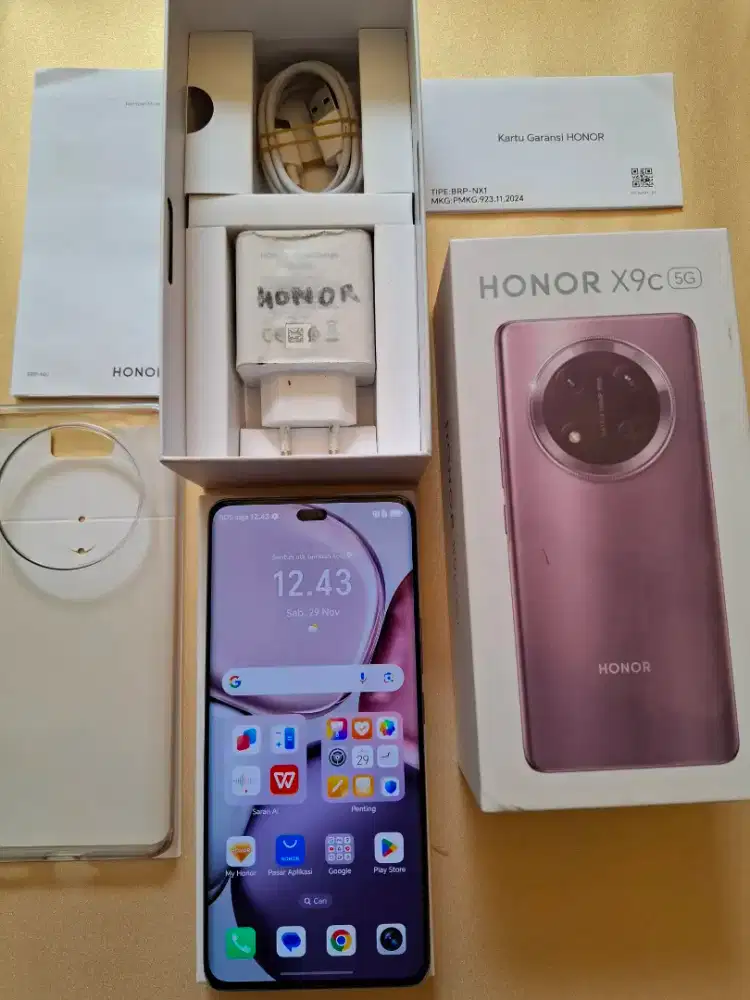 Honor X9c Resmi (12/256) Mulus Fullset Original