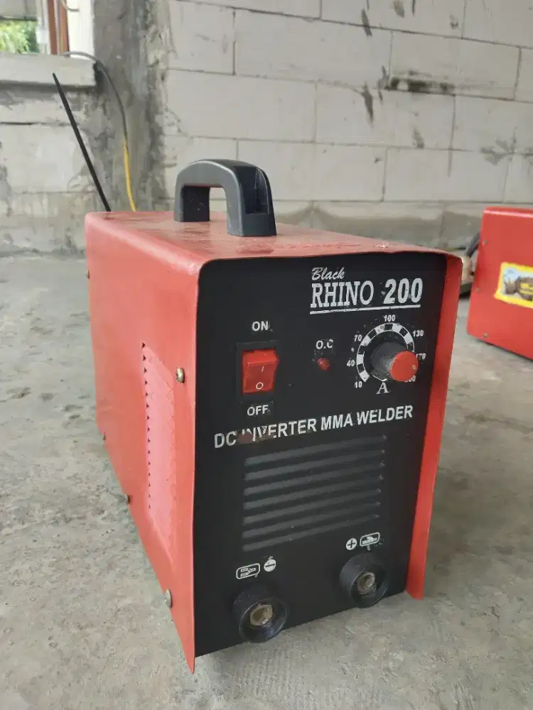 Mesin las bekas MMA 200A Rhino bekas 200 ampere listrik Inverter