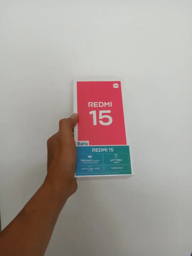 Berminat silahkan WA Xiaomi Redmi 15 NFC 8+8/128 Garansi resmi 15bln
