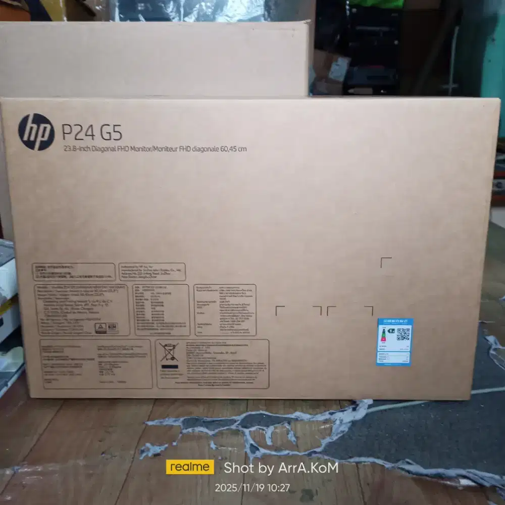 .:: MONITOR IPS HP P24 G5 FHD READY VGA, HDMI, DISPLAY PORT ::.