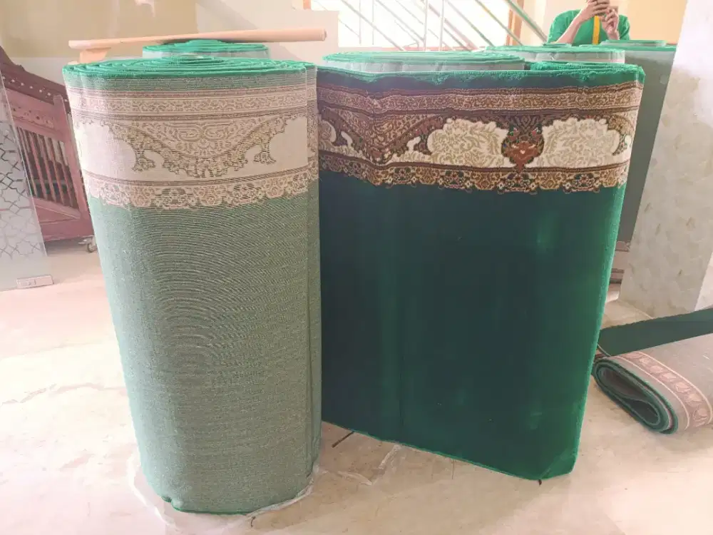 Ambal Sajadah Karpet Masjid Termurah. Tersedia Lokal maupun Import