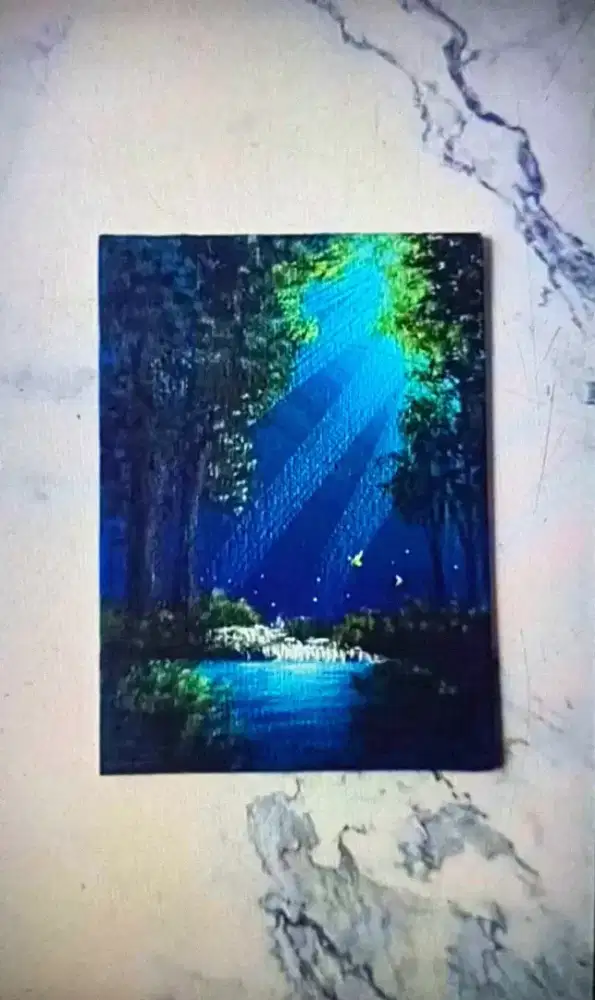 Paint by Bils Lukisan Akrilik Cat Kanvas Kayu Paint