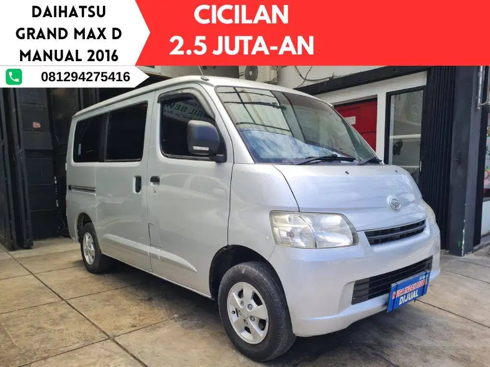 CICILAN RINGAN Daihatsu Grand Max MB D MANUAL 2016