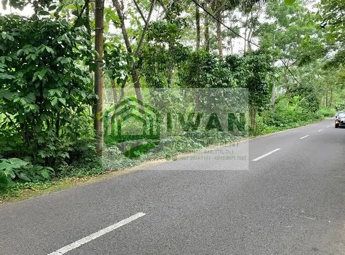 Tanah Bagus & Murah Iklim Sejuk Hadap Jalan Raya DPU