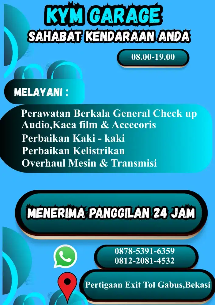 Bengkel mobil KJM Garage