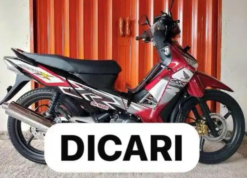 Di Cari Supra X 125 Double Disk DD Tahun 2009 Ke Atas Supra X 2011