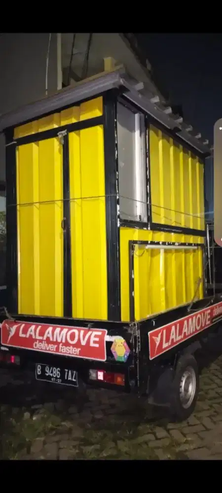 Booth container ukuran 2 x 1 x 2