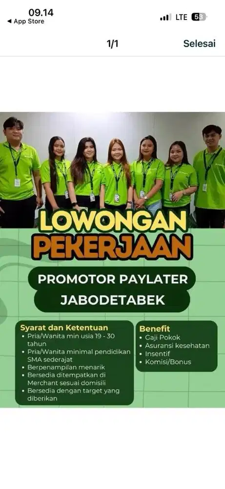 Lowongan kerja indodana