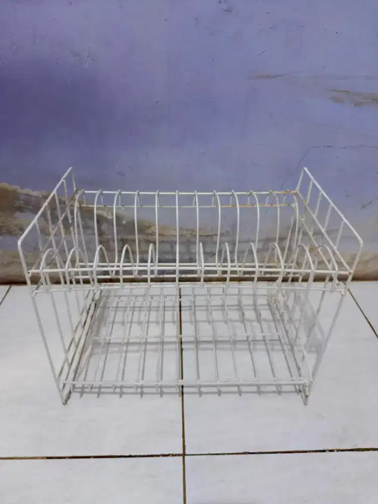 Rak weastafel besi susun 2/rak piring