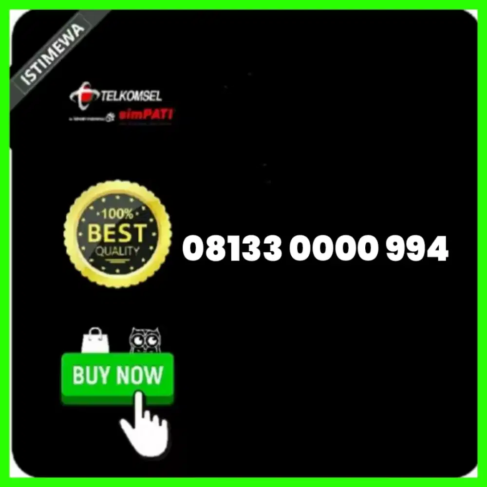 Nomor cantik simpati Telkomsel