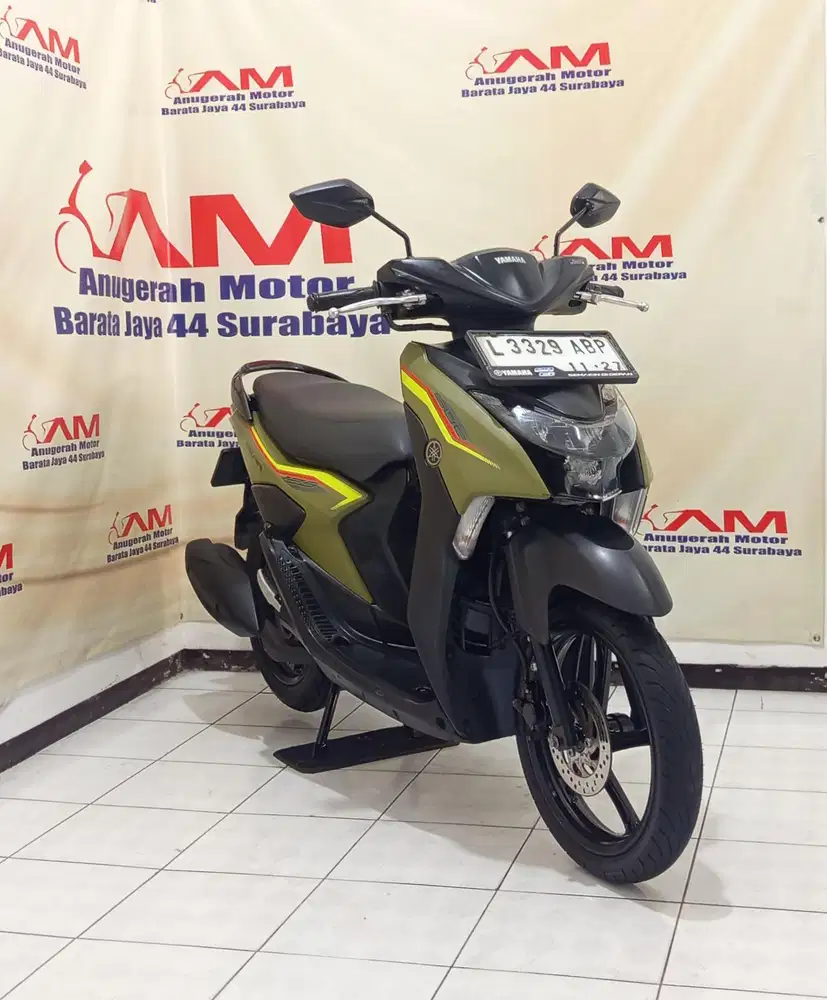 yamaha Gear 125 Tahun 2022 warna Hijau doff