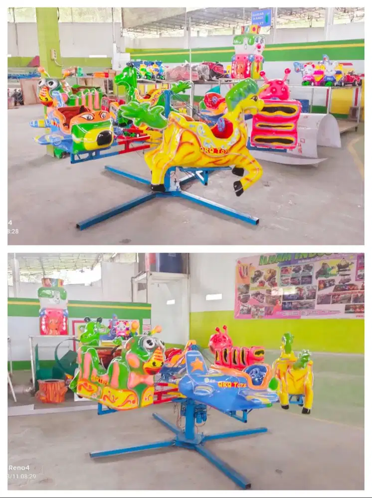 Odong odong ereta Panggung Mokedi Putar Animal Lantai