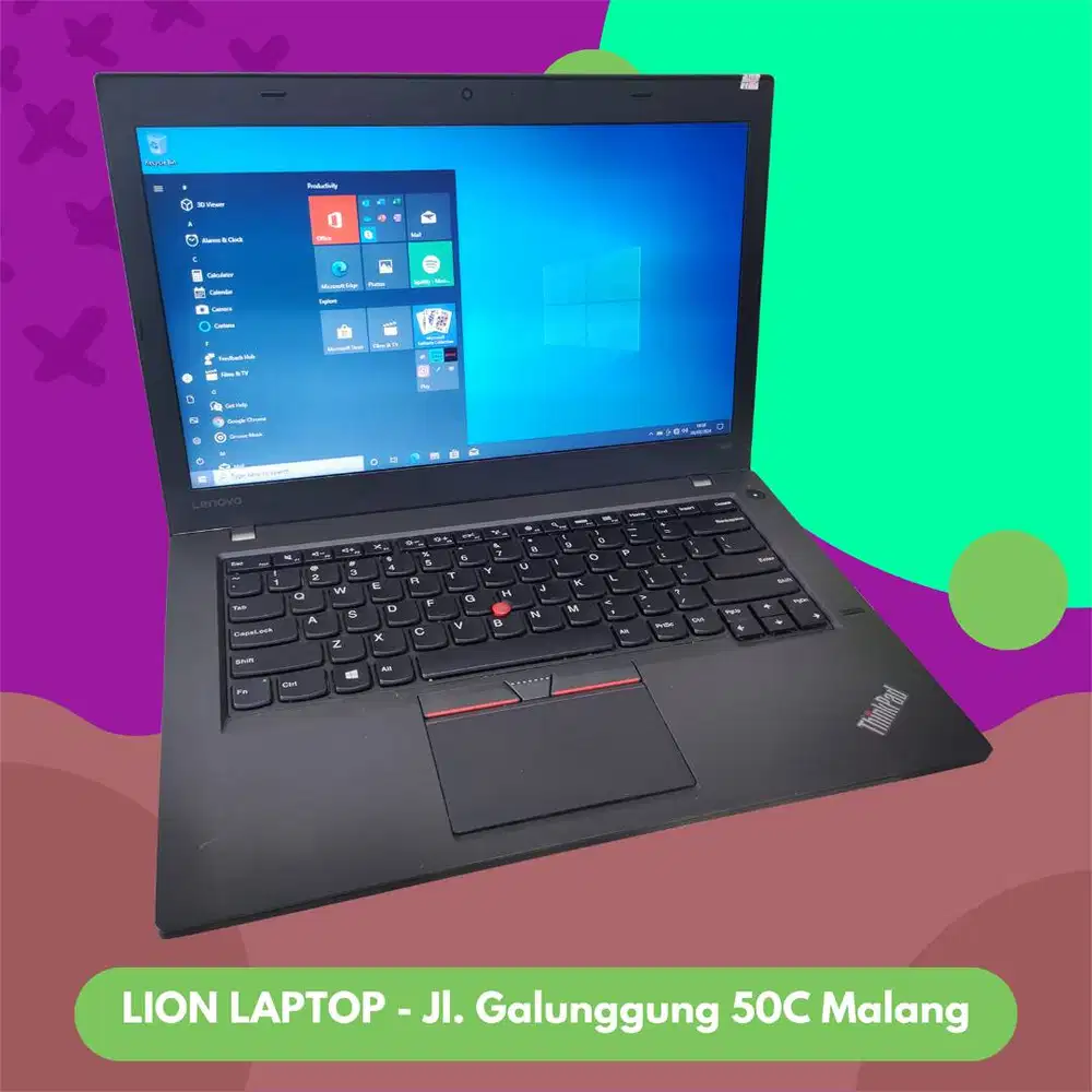 RAM 8GB Core i5 SSD 256GB Lenovo Thinkpad T460 [03|12]